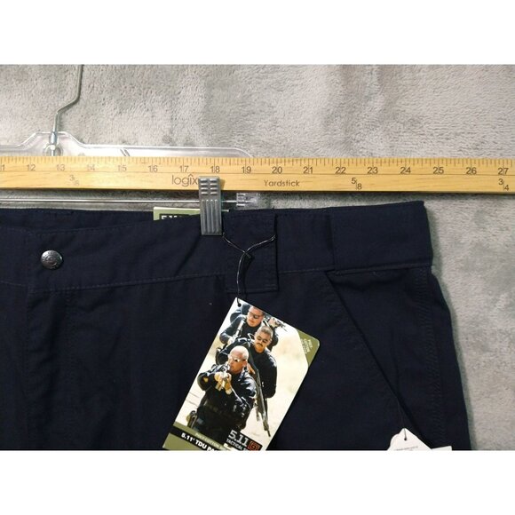 5.11 Tactical Pants Mens 4XL Navy Blue Flex Tac TDU Ripstop Cargo Military - Picture 3 of 12